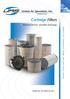 Cartridge Filters. featuring ProTura Nanofiber technology