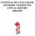 NATIONAL DNA DATA BANK ADVISORY COMMITTEE ANNUAL REPORT