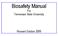 Biosafety Manual For Tennessee State University. Revised October 2006