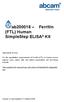 ab Ferritin (FTL) Human SimpleStep ELISA Kit