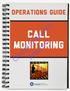 Operations Guide. Complimentary. Call Monitoring. Preview