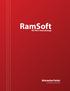 RamSoft. RIS PACS Teleradiology. Information Packet for Ambulatory Care Facilities