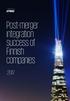 Post-merger integration success of Finnish companies