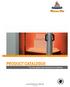 PRODUCT CATALOGUE For the glass and ceramics industries