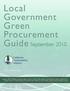 Local Government Green Procurement Guide