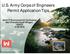 U.S. Army Corps of Engineers Permit Application Tips