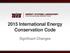 2015 International Energy Conservation Code. Significant Changes