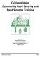 Cultivate Idaho Community Food Security and Food Systems Training
