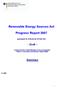 Renewable Energy Sources Act. Progress Report 2007