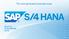 Rudolf Hois VP SAP S/4HANA SAP SE. The next generation business suite