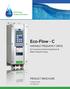Eco-Flow - C VARIABLE FREQUENCY DRIVE PRODUCT BROCHURE. for Commercial Swimming Pools & Water Feature Pumps. H flow 2. Pool & Spa Products Division