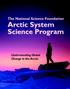 Understanding Global Change in the Arctic