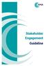 Stakeholder Engagement Guideline. APGA Guideline for Stakeholder Engagement