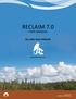 RECLAIM 7.0 USER MANUAL OIL AND GAS VERSION