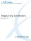 Regulatory Sandboxes NOVEMBER 2017