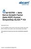 ab beta Nerve Growth Factor SimpleStep ELISA Kit