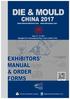 DMC2017. DIE & MOULD CHINA 2017 June 13 - July 16, 2017, Shanghai New International Expo Centre