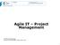Agile IT Project Management. DI Philipp Rosenberger