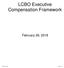 LCBO Executive Compensation Framework