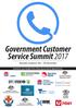Government Customer Service Summit 2017