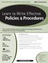 Policies & Procedures