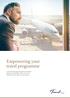 Empowering your travel programme