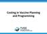 Costing in Vaccine Planning and Programming