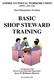 BASIC SHOP STEWARD TRAINING