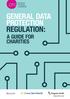 GENERAL DATA PROTECTION REGULATION: A GUIDE FOR CHARITIES