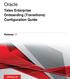 Taleo Enterprise Onboarding (Transitions) Configuration Guide Release 17