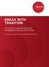 BREAK WITH TRADITION LEAK DETECTION METHODS FOR PHARMACEUTICAL BLISTER PACKS. Philip Stevenson M.Eng (Hons), Product Manager, Sepha Ltd.