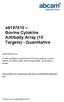 ab Bovine Cytokine Antibody Array (10 Targets) - Quantitative