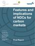 Features and implications of NDCs for carbon markets