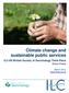 Climate change and sustainable public services