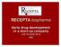 RECEPTA biopharma. Early drug development in a start-up company. Jose Fernando Perez CEO