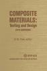 COMPOSITE MATERIALS: TESTING AND DESIGN (FIFTH CONFERENCE)
