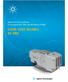 Agilent IDP-3 Dry Scroll Pump For the Agilent 5977, 5975, and 5973 Series GC/MSD CLEAN. QUIET. RELIABLE. OIL FREE.