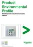 Product Environmental Profile Weatherproof modular enclosures Kaedra