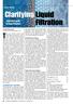 Clarifying Liquid. Filtration. There are various reasons that. A practical guide to liquid filtration. Cover Story