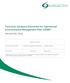 Technical Guidance Document for Operational Environmental Management Plan (OEMP)