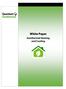 White Paper. Geothermal Heating and Cooling
