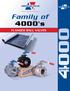 Industry Leading Innovation. Family of 4000's FLANGED BALL VALVES SERIES