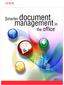 Smarter document. management in. the office