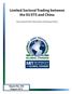 Limited Sectoral Trading between the EU ETS and China. Claire Gavard, Niven Winchester and Sergey Paltsev