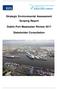 Strategic Environmental Assessment Scoping Report. Dublin Port Masterplan Review Stakeholder Consultation