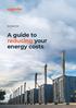 INTRODUCTION. A guide to reducing your energy costs