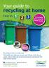 recycling at home Your guide to Easy as Everything you need to know inside