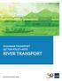 MYANMAR TRANSPORT SECTOR POLICY NOTE RIVER TRANSPORT ASIAN DEVELOPMENT BANK
