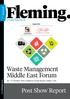 Waste Management Middle East Forum