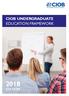 CIOB Undergraduate Education Framework
